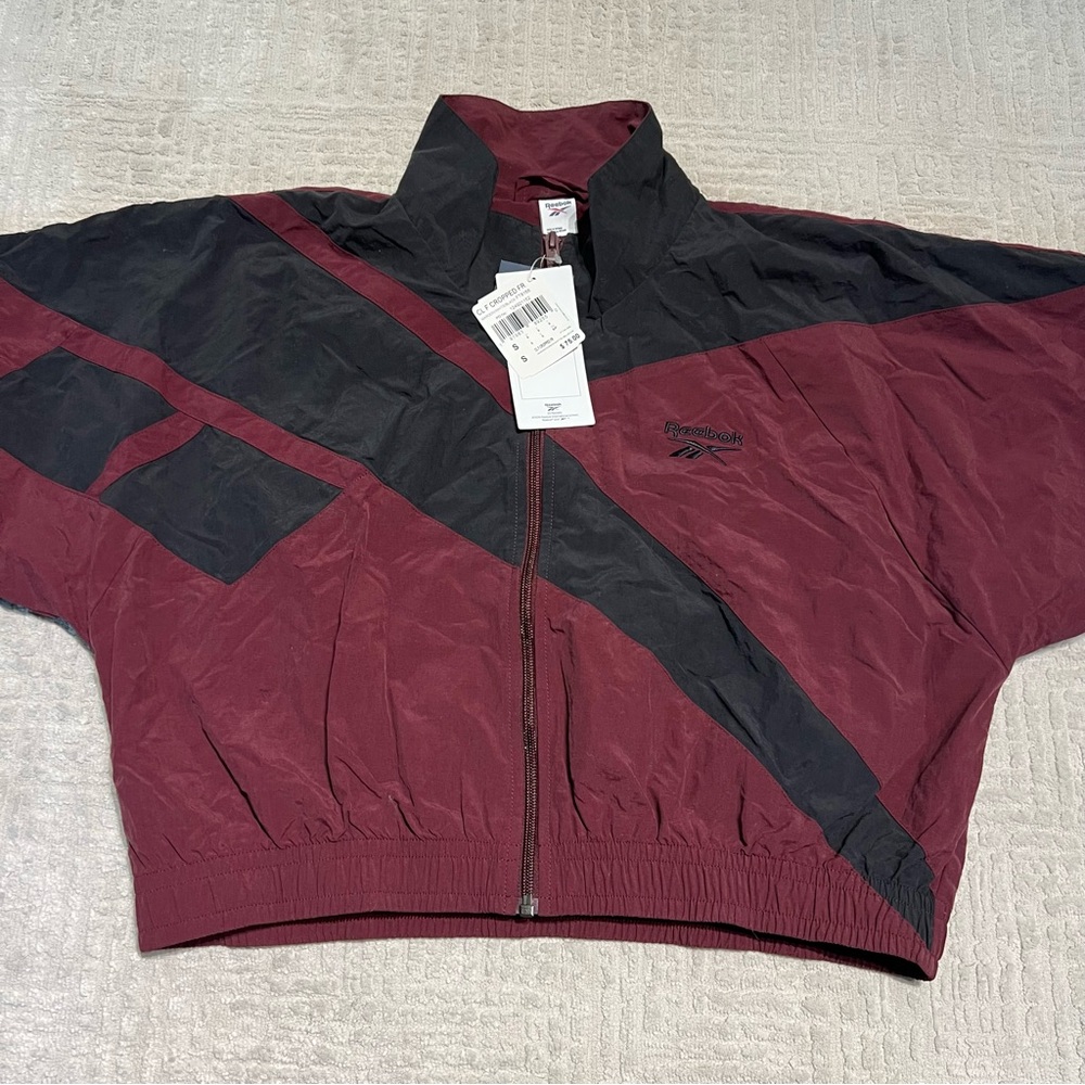 Reebok Classics Cropped Vector Cropped Track Jacket Women’s Small - Picture 4 of 15